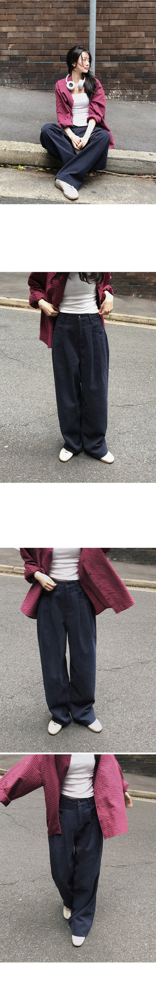 (Short/Basic/Long) (5 colors) Cotton Slacks Pants