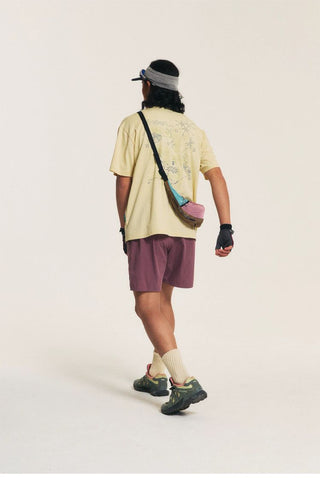 [Monterest] Quick-Dry Reflective Print T-Shirt