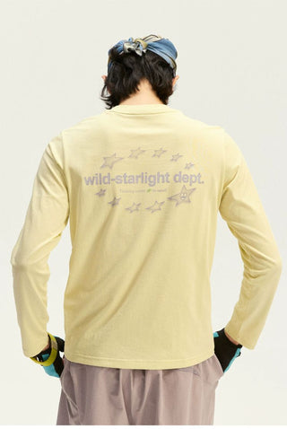 [Monterest] Quick-Dry Star Print Long Sleeve Tee