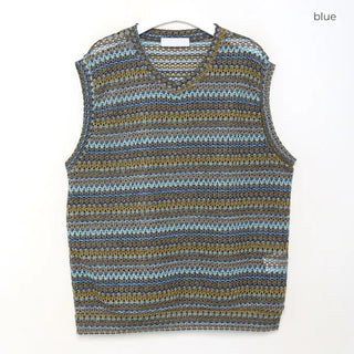 Colored knit vest