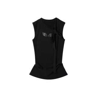 [NECY] Angel Wing Scarf Sleeveless Top