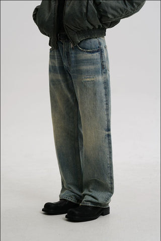 [MASONPRINCE] Distressed Denim Pants