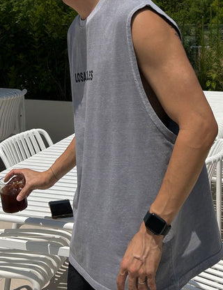 LOSANGELES Pigment Sleeveless Top (2 colors)