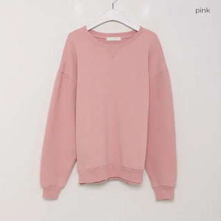 Pastel brushed fleece sweatshirt - P000KZUH