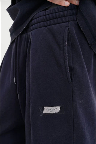 [MASONPRINCE] Cotton Pleated Wide Leg Sweatpants