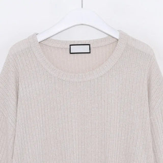 u-neck half knit