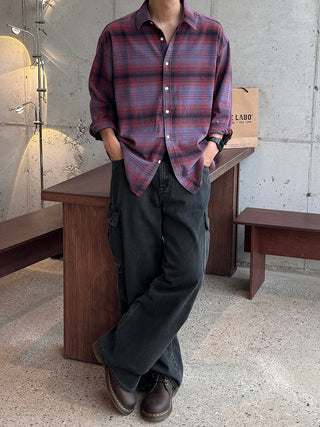 Jude Tartan Check Natural Fit Shirt