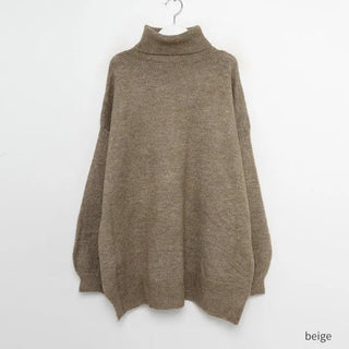 Turtleneck knit dress