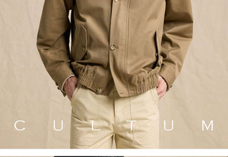 [CULTUM] Cotton Ivy Collar Sailing Jacket
