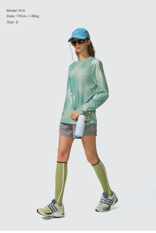 [Monterest] Tie-Dye Print Long Sleeve UPF50+ Tee