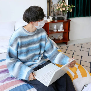 Colorful striped knit