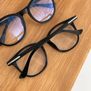 Metal Point Thick Frame Glasses 8088 (3 colors)