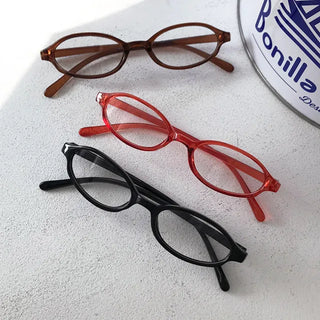 Round, thick-framed eyeglasses 8090 (3 colors)