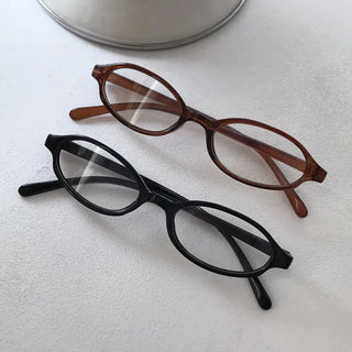 Round, thick-framed eyeglasses 8090 (3 colors)