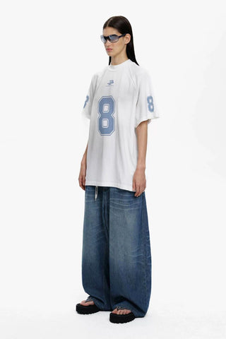 [MASONPRINCE] Combed Cotton No.8 Jersey T-Shirt