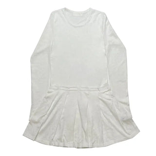 (3 colors) Pleated dress