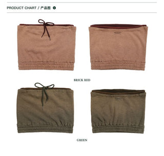 [Moromoro2] Contrast Striped Hooded Cardigan  Set