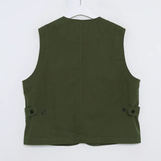 bro cotton casual pocket vest
