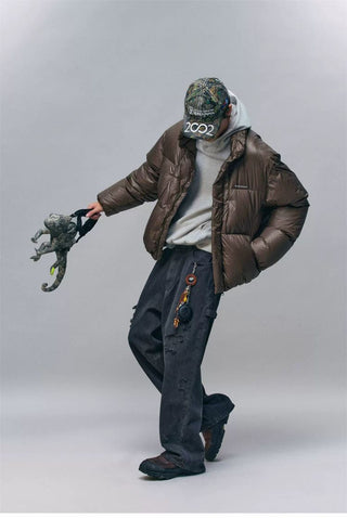[Monterest] 800FP Duck Down Stand Collar Puffer Jacket