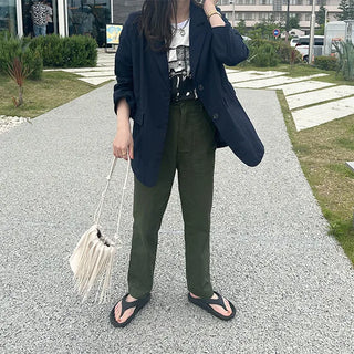 Basic linen jacket