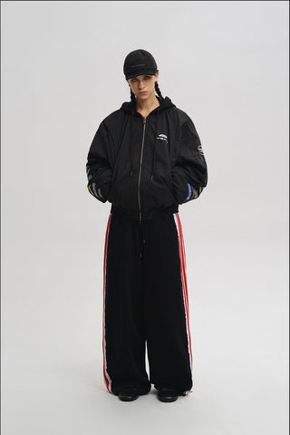 [MASONPRINCE] Boxy Racing Bomber Jacket