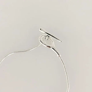 Silver ring bracelet