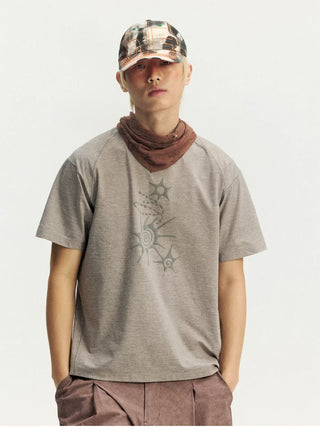 [Monterest] Outdoor Quick-Dry Totem Print T-Shirt