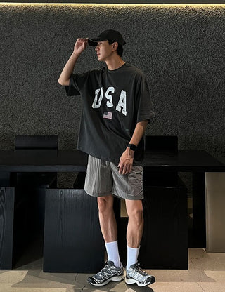 BIG USA American Short Sleeve T-shirt (3 colors)