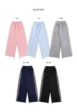 Penning Lace Long Wide Training Two-Way Pants - 5 Colors
