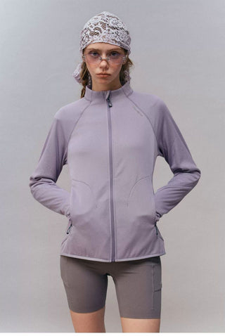 [Monterest] Fleece-Lined Stand Collar Zip-Up Jacket