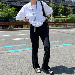 Bootcut slim pants