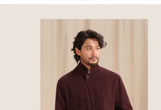 [CULTUM] Washed Cotton Twill Lapel Jacket