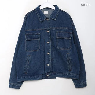 Oversized denim jacket