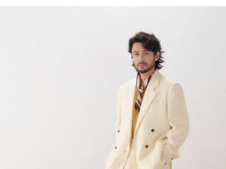 [CULTUM] French Linen Double Breasted Jacket/Trousers