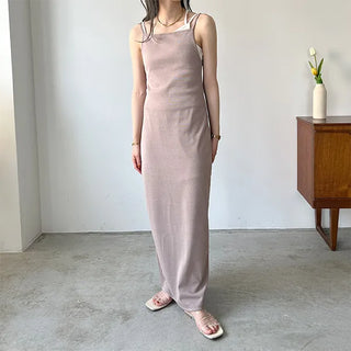 Flat long dress
