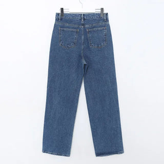 wide blue pocket pants