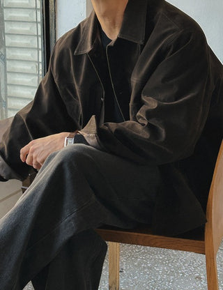 Suede Trucker Jacket (2 colors)