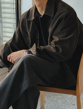 Suede Trucker Jacket (2 colors)