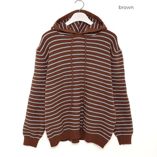 Striped Hoodie Knit