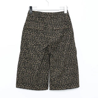 Leopard print Bermuda shorts