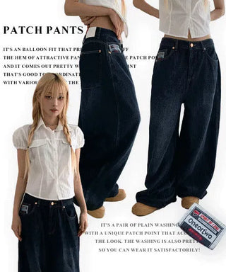 Patch Signature Summer Wide Denim PT