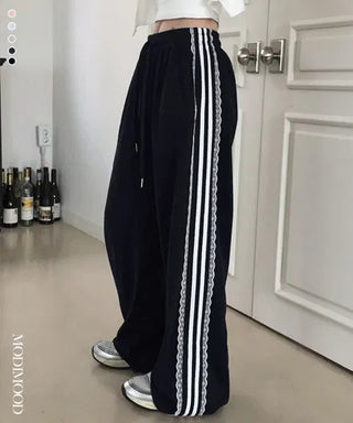 Penning Lace Long Wide Training Two-Way Pants - 5 Colors