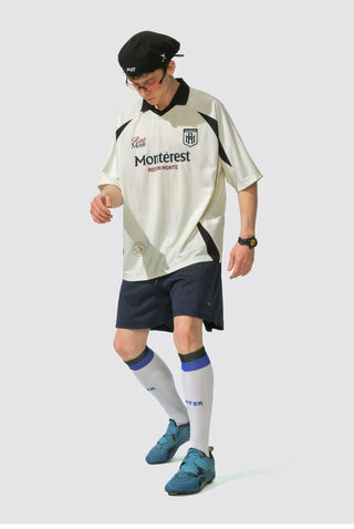 [Monterest] Outdoor Sports Print Polo Jersey Tee