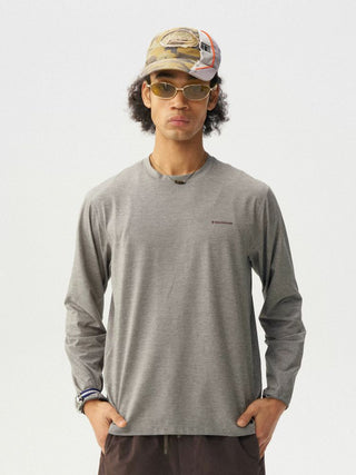 [Monterest] Quick-Dry Antibacterial Logo Long Sleeve Tee
