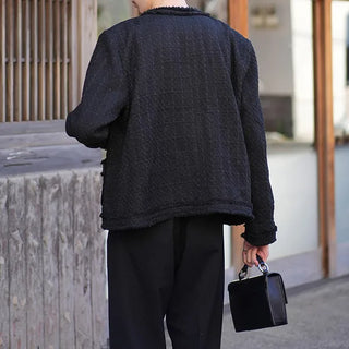Black tweed jacket