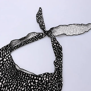 Leopard velvet bag