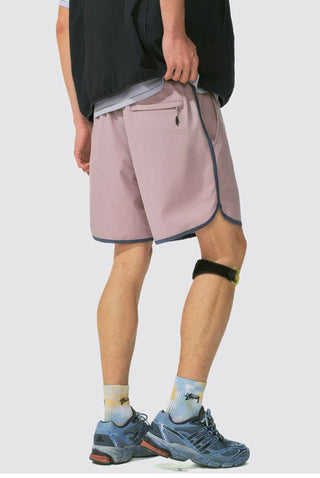 [Monterest] Quick-Dry Contrast Trim Surf Shorts