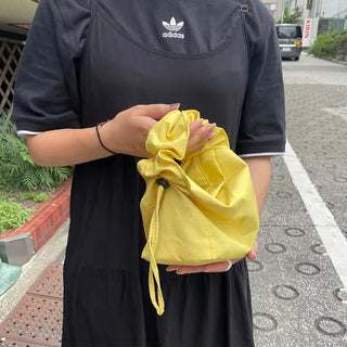 Handle Shirring Mini Bag
