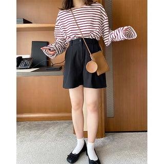 brit stripe boxy T