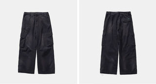 [Monterest] Washed Corduroy Wide Leg Work Pants